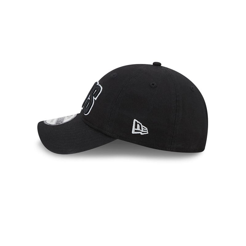 Black New Era Brooklyn Nets NBA Statement Adjustable Cap 9twenty | SKUB26450