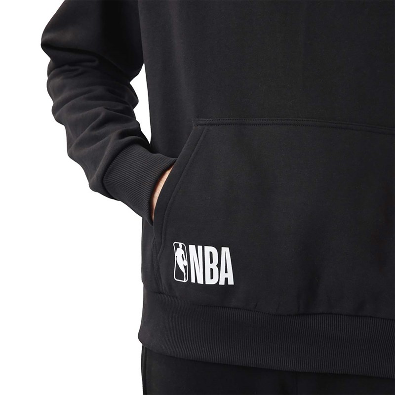 Black New Era Brooklyn Nets NBA Team Logo Hoodie | BTOE84302