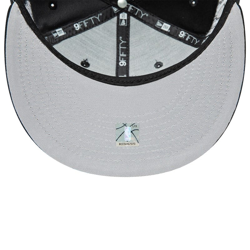 Black New Era Brooklyn Nets Teamsplit Cap 9fifty | FXBS61845