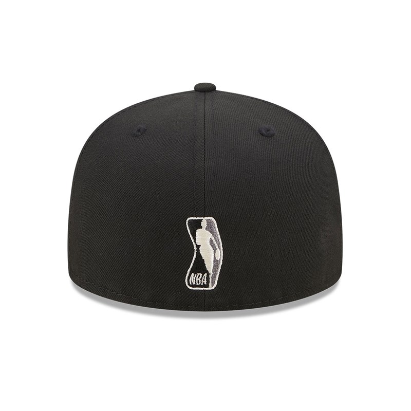 Black New Era Brooklyn Nets Twilight Fantasy Fitted Cap 59fifty | VSJB14978