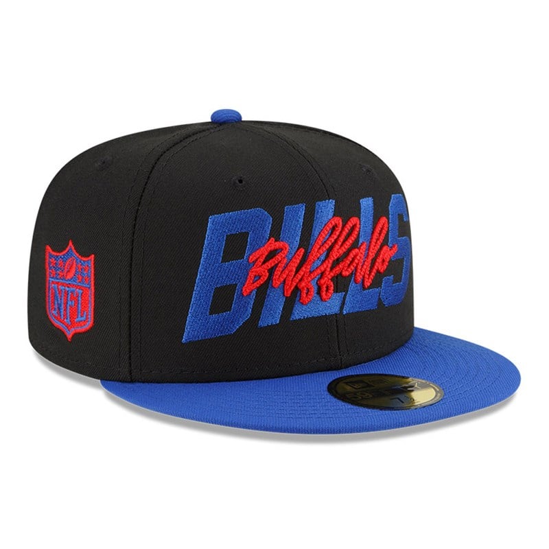 Black New Era Buffalo Bills NFL Draft Fitted Cap 59fifty | ALVX25034