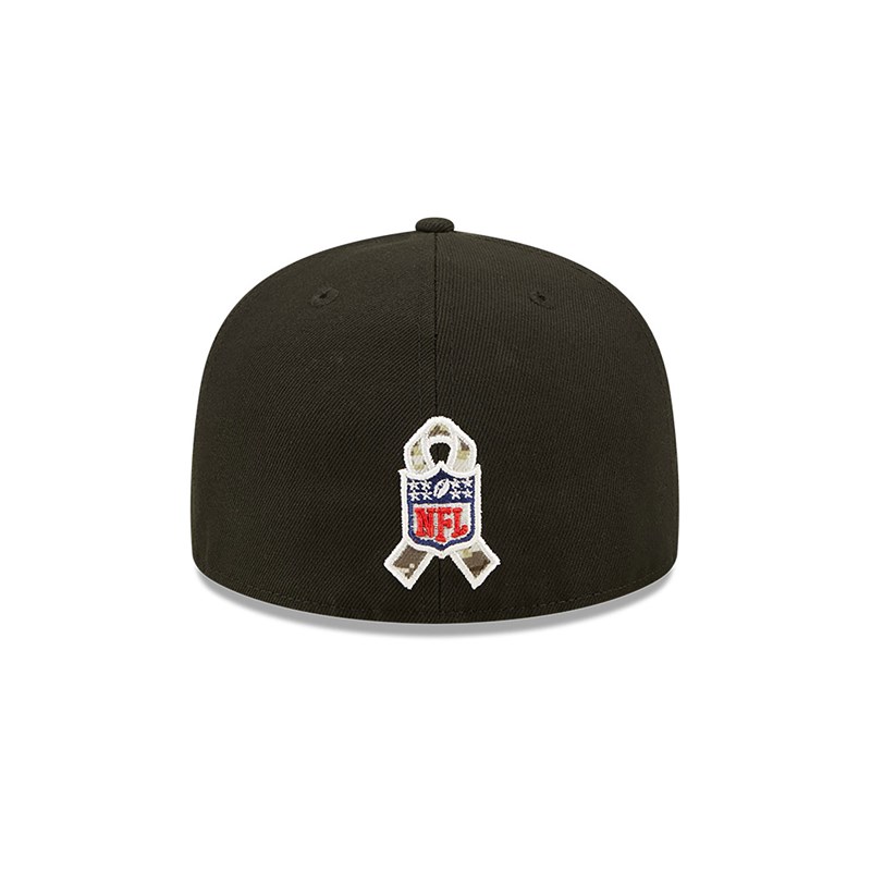 Black New Era Buffalo Bills NFL Salute To Service Fitted Cap 59fifty | UNFZ38917