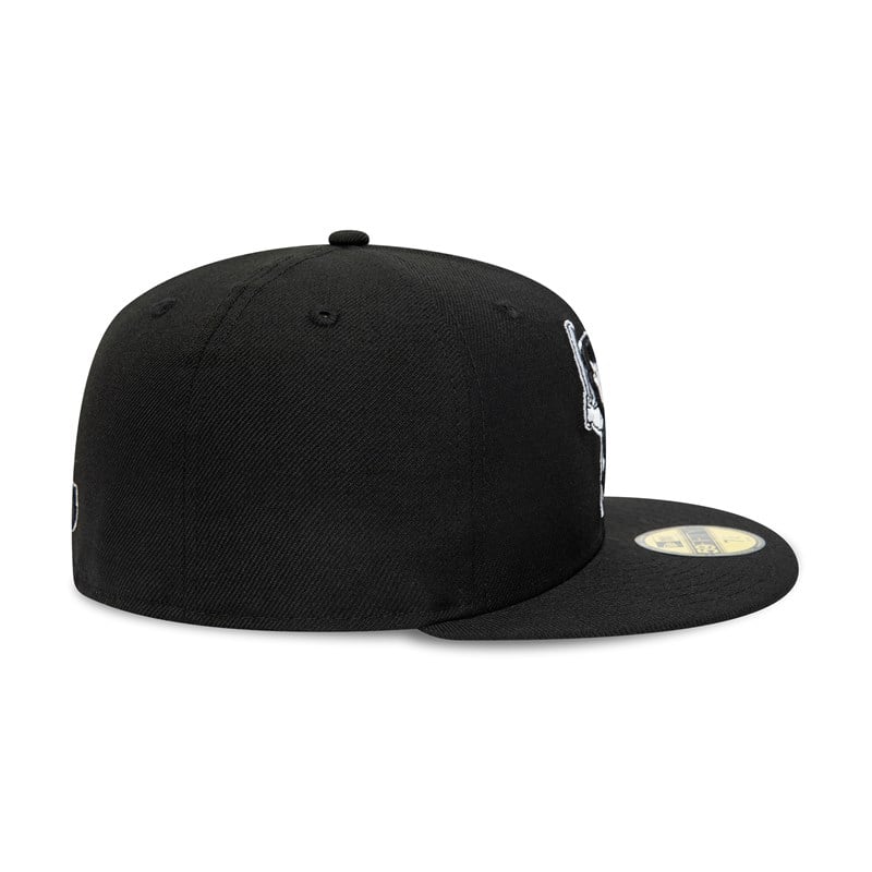 Black New Era Buffalo Bisons Milb And Fitted Cap 59fifty | JIUS85140