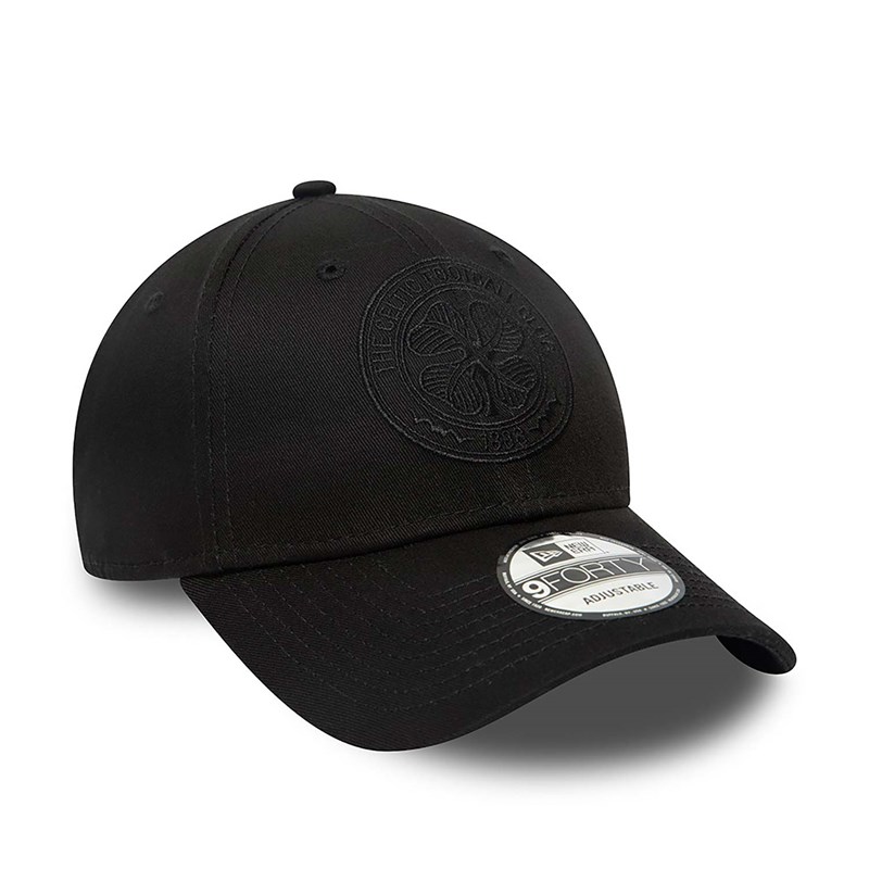 Black New Era Celtic Fc On Adjustable Cap 9forty | OVWJ49830