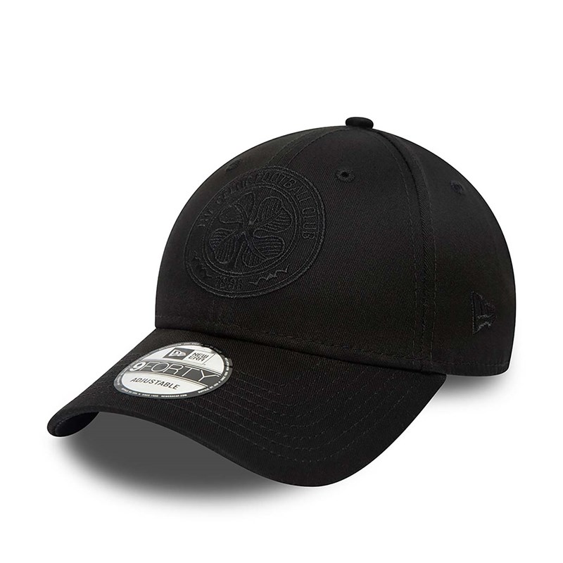 Black New Era Celtic Fc On Adjustable Cap 9forty | OVWJ49830