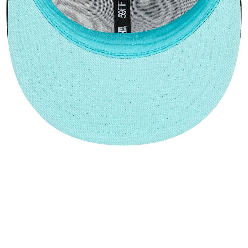 Black New Era Charlotte Hornets Authentics City Edition Fitted Cap 59fifty | RCXM76485