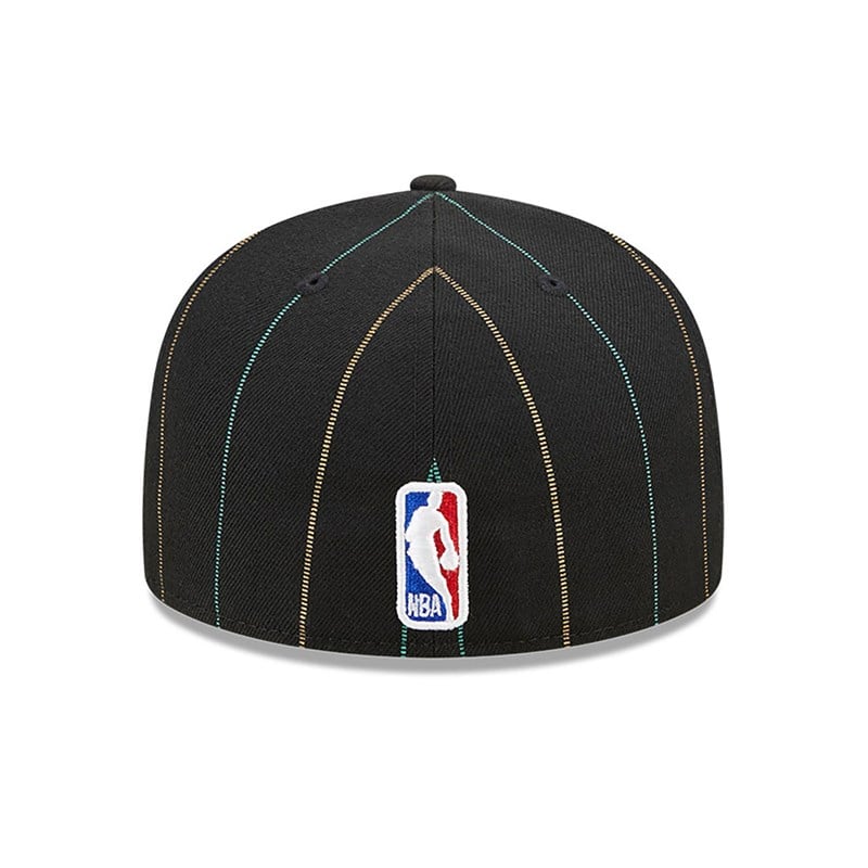 Black New Era Charlotte Hornets Authentics City Edition Fitted Cap 59fifty | RCXM76485