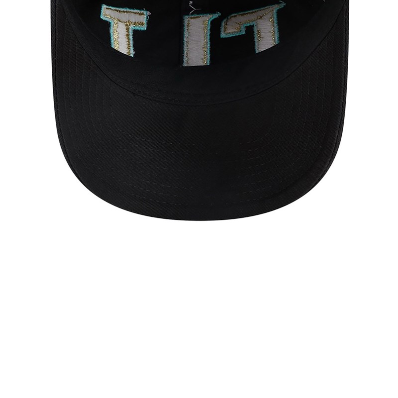 Black New Era Charlotte Hornets Authentics City Edition Adjustable Cap 9twenty | YTGR29530