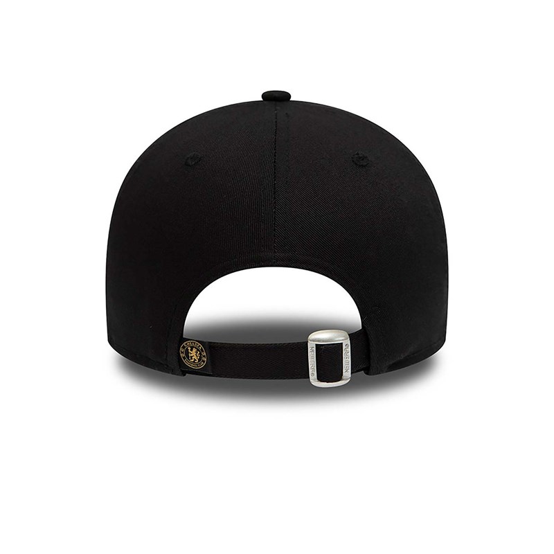 Black New Era Chelsea Fc Outline Adjustable Cap 9forty | SJKL45093