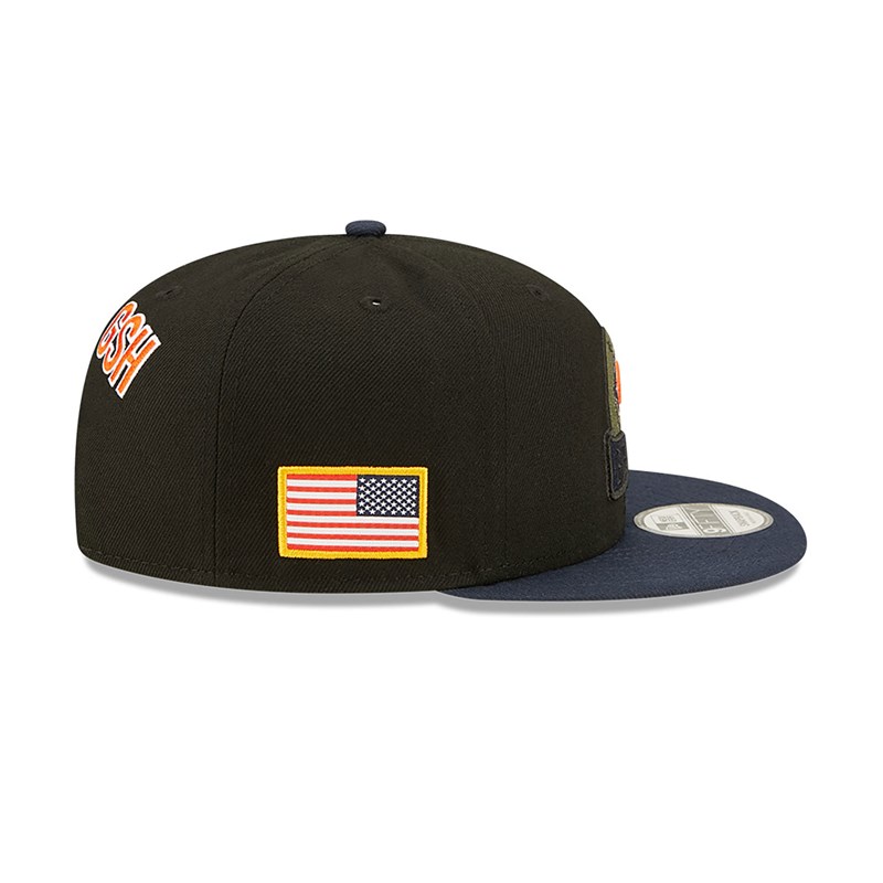 Black New Era Chicago Bears NFL Salute To Service Cap 9fifty | YAGS83415