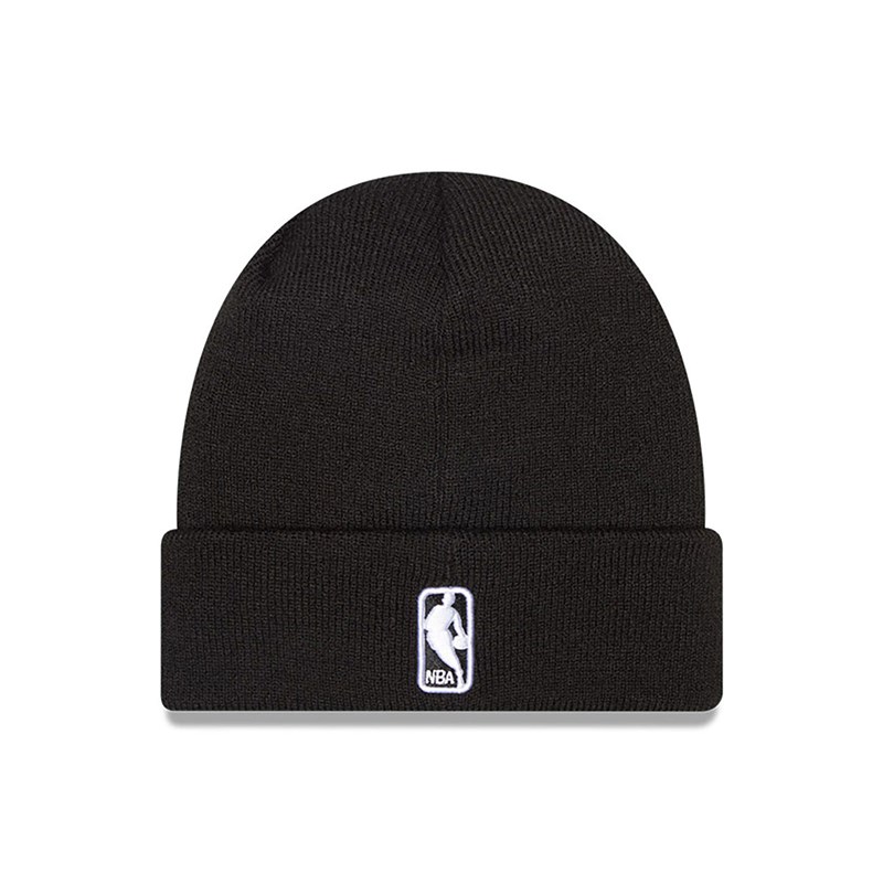 Black New Era Chicago Bulls Blackletter Knit | AYVW93248