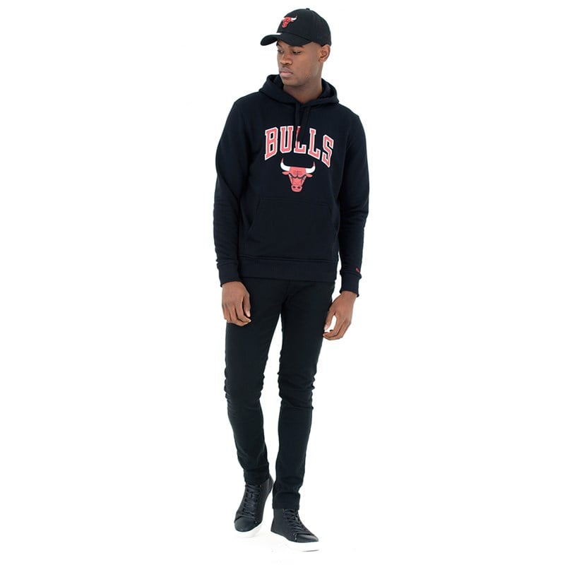 Black New Era Chicago Bulls Hoodie | SMPE89217