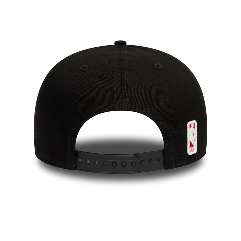 Black New Era Chicago Bulls Logo Cap 9fifty | JBXI45139