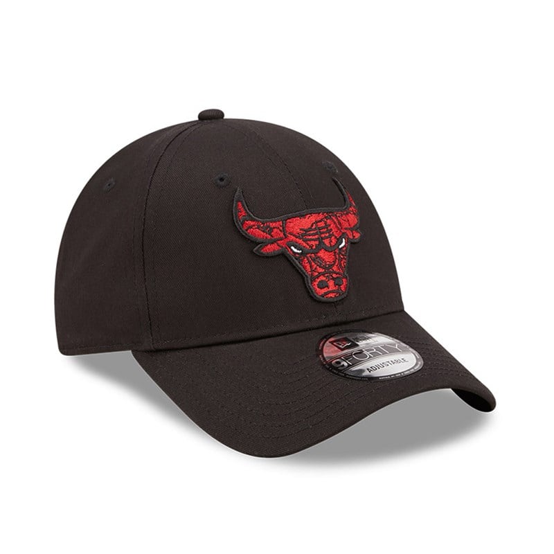 Black New Era Chicago Bulls Marble Infill Adjustable Cap 9forty | AIYP47052