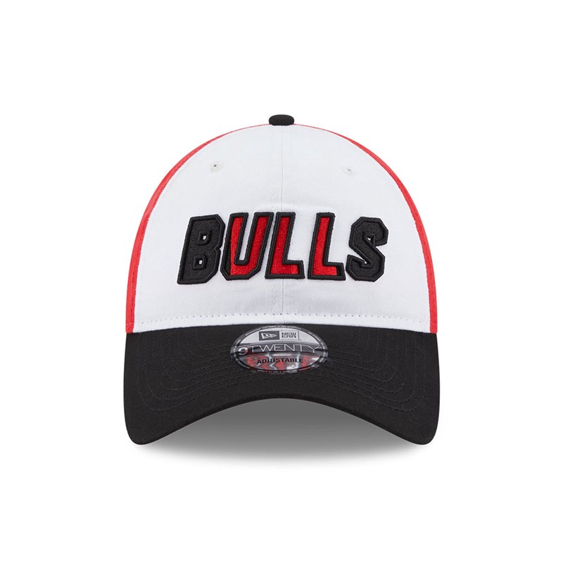 Black New Era Chicago Bulls NBA Back Half Adjustable Cap 9twenty | STKH89342