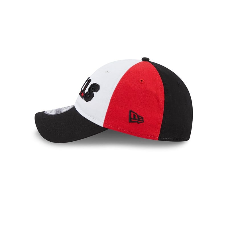 Black New Era Chicago Bulls NBA Back Half Adjustable Cap 9twenty | STKH89342