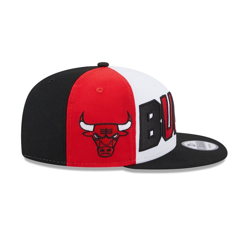 Black New Era Chicago Bulls NBA Back Half Cap 9fifty | VPST65894