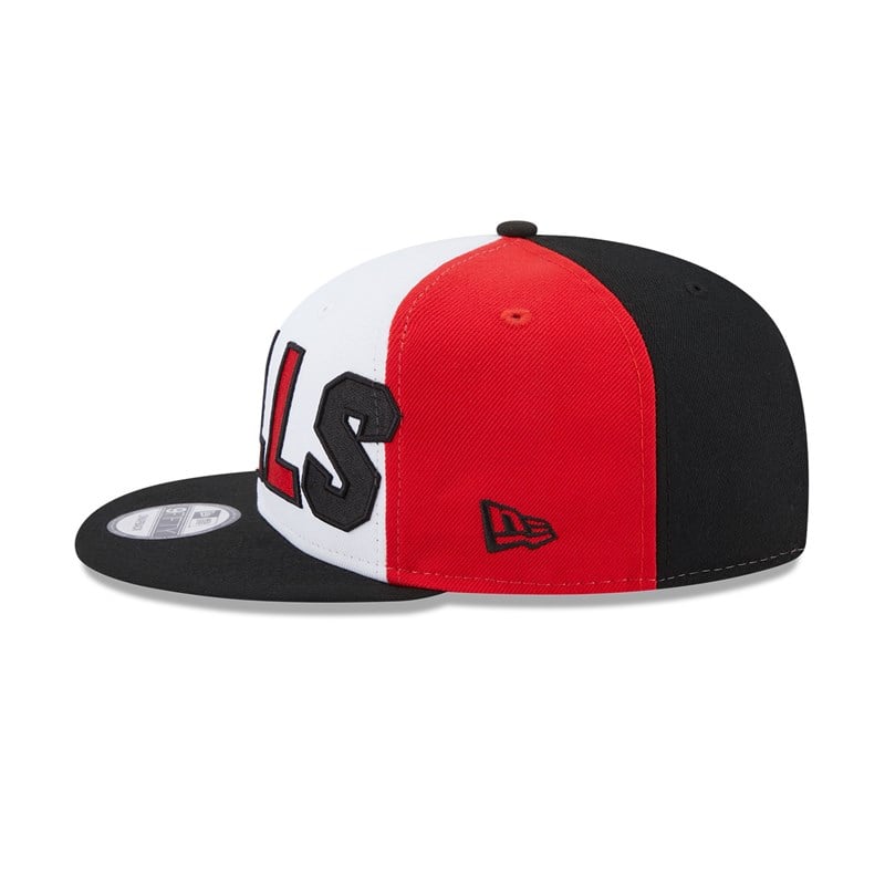 Black New Era Chicago Bulls NBA Back Half Cap 9fifty | VPST65894