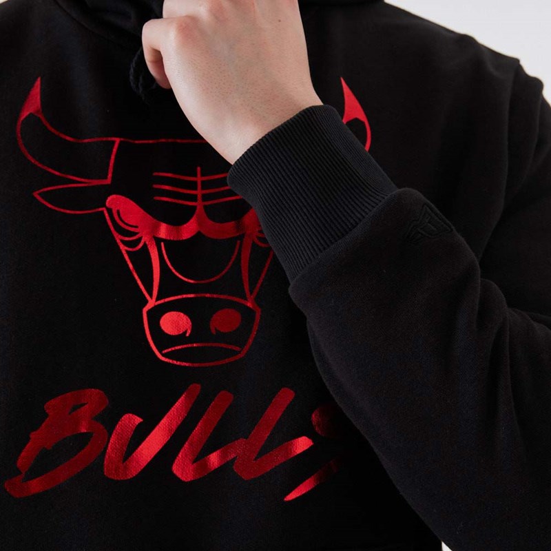 Black New Era Chicago Bulls NBA Hoodie | LKZE59134