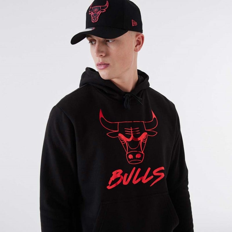 Black New Era Chicago Bulls NBA Hoodie | LKZE59134