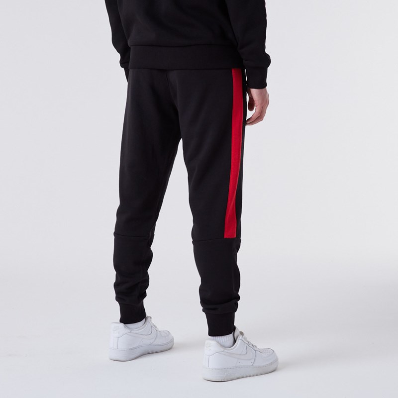 Black New Era Chicago Bulls NBA Panel Joggers | SFAJ63510