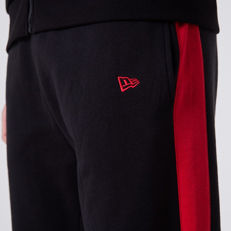 Black New Era Chicago Bulls NBA Panel Joggers | SFAJ63510