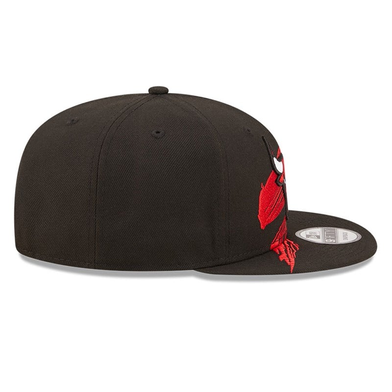 Black New Era Chicago Bulls NBA Sweep Cap 9fifty | ZUPH54270