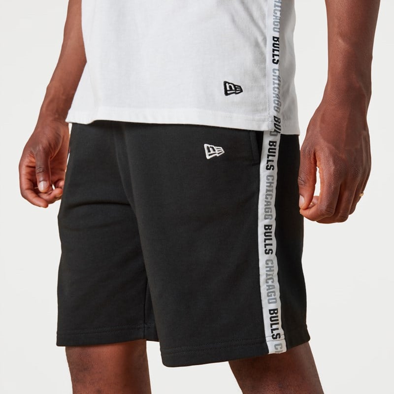 Black New Era Chicago Bulls NBA Taping Shorts | NTJQ62793