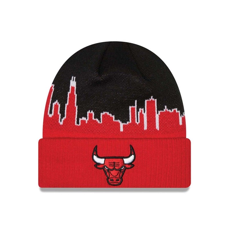 Black New Era Chicago Bulls NBA Tip Off 2022 Knit | HGQJ40973