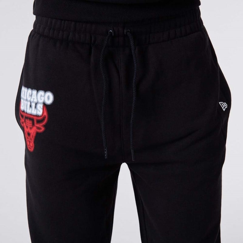 Black New Era Chicago Bulls Neon Joggers | RXPQ16987