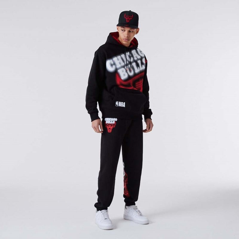 Black New Era Chicago Bulls Neon Joggers | RXPQ16987