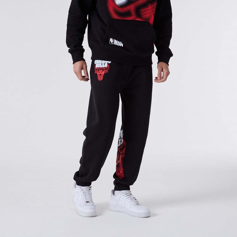 Black New Era Chicago Bulls Neon Joggers | RXPQ16987