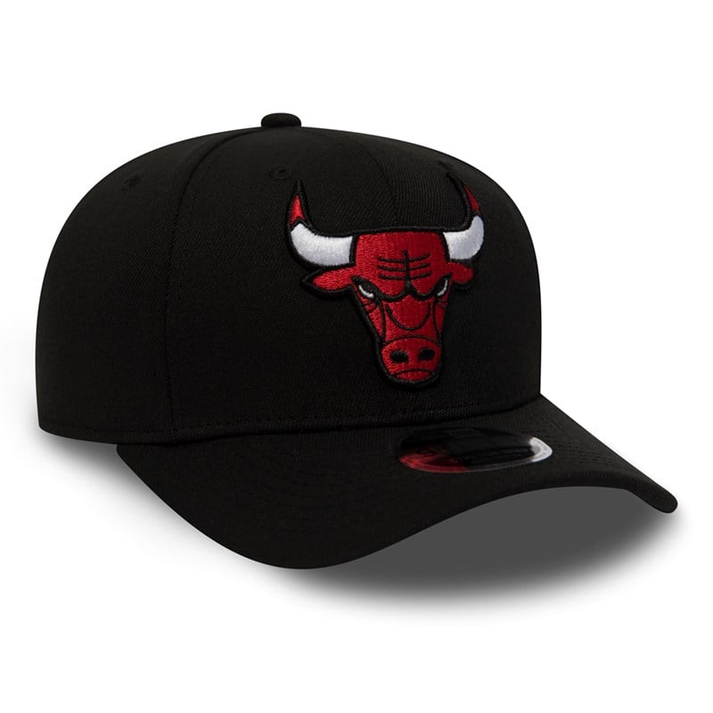 Black New Era Chicago Bulls Stretch Snap Cap 9fifty | UETA36127