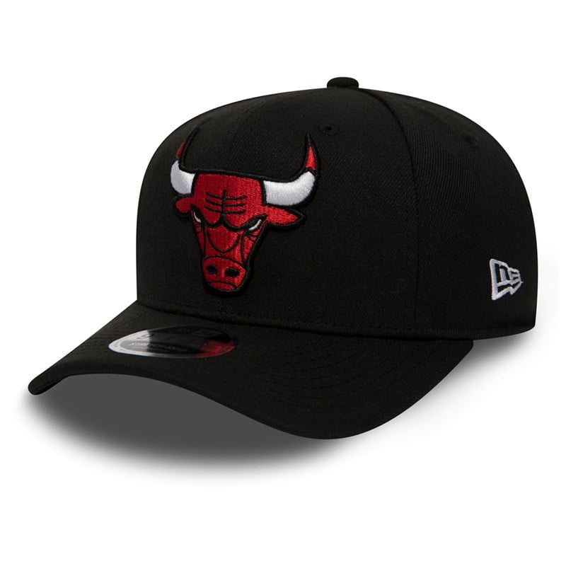 Black New Era Chicago Bulls Stretch Snap Cap 9fifty | UETA36127