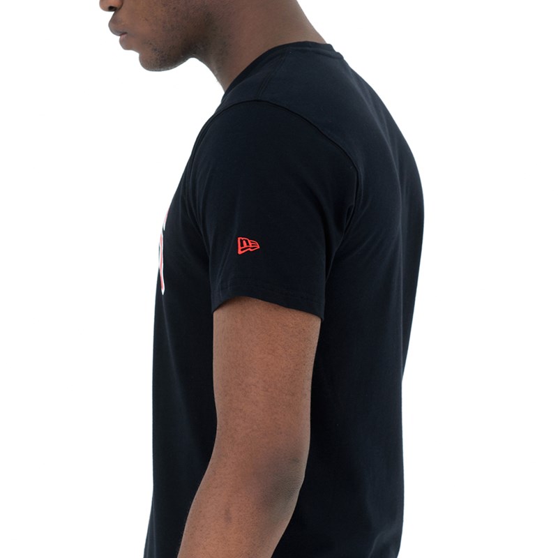 Black New Era Chicago Bulls T-Shirt | ERHW62308