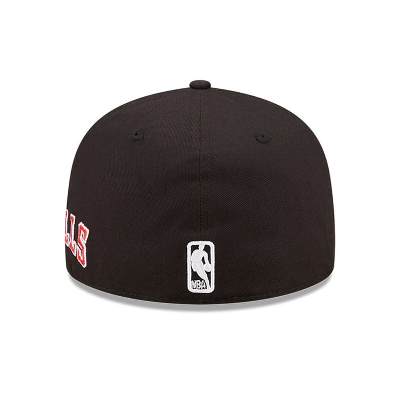 Black New Era Chicago Bulls Team City Patch Fitted Cap 59fifty | DIWN58647