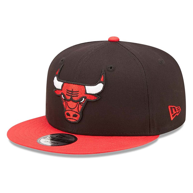 Black New Era Chicago Bulls Team Patch Cap 9fifty | CSOI95016