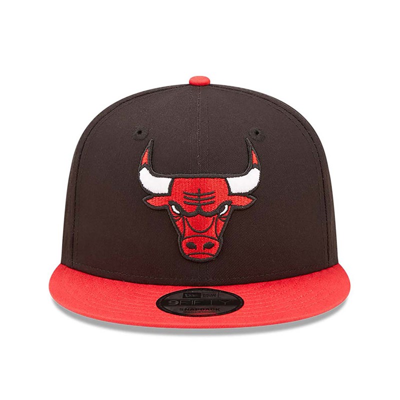 Black New Era Chicago Bulls Team Patch Cap 9fifty | CSOI95016