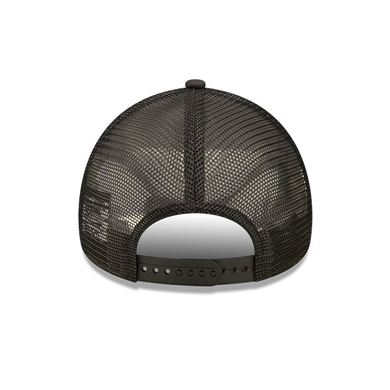 Black New Era Chicago Bulls Tonal A-frame Cap Trucker | RXMV84567