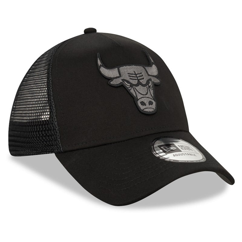 Black New Era Chicago Bulls Tonal Cap Aframe | DZME78952