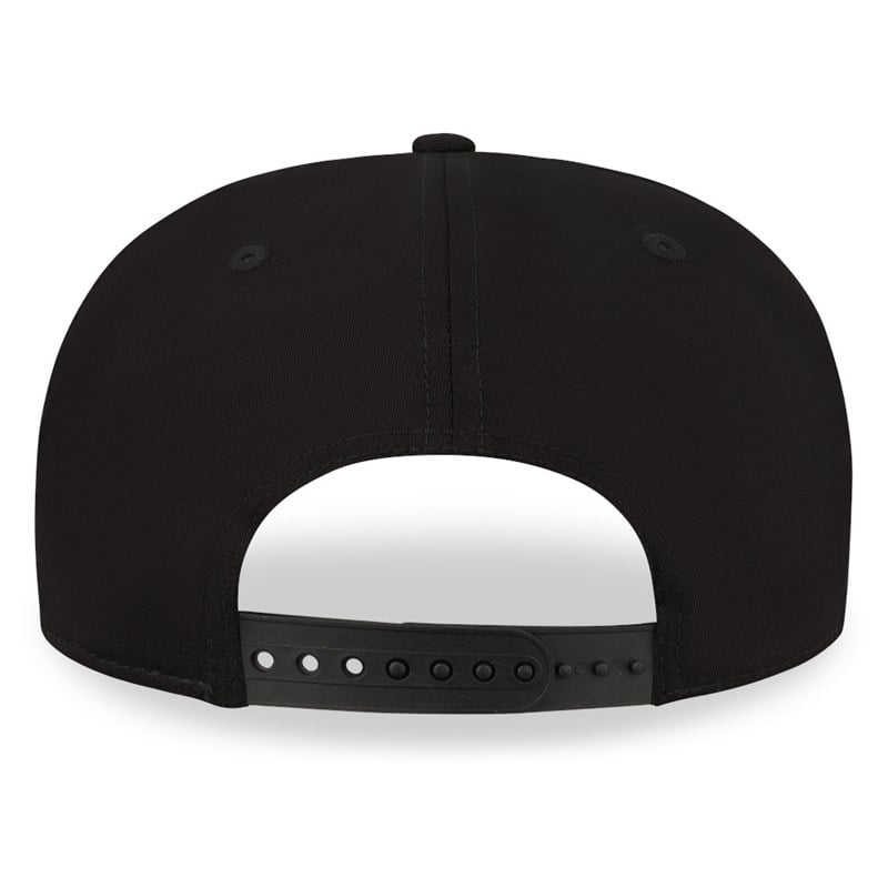 Black New Era Chicago Bulls Tonal Stretch Snap Cap 9fifty | CPNM20973