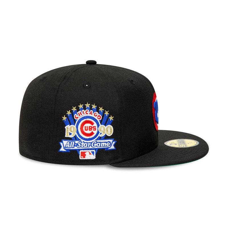 Black New Era Chicago Cubs 1990 All Star Game Fitted Cap 59fifty | IKAX45860