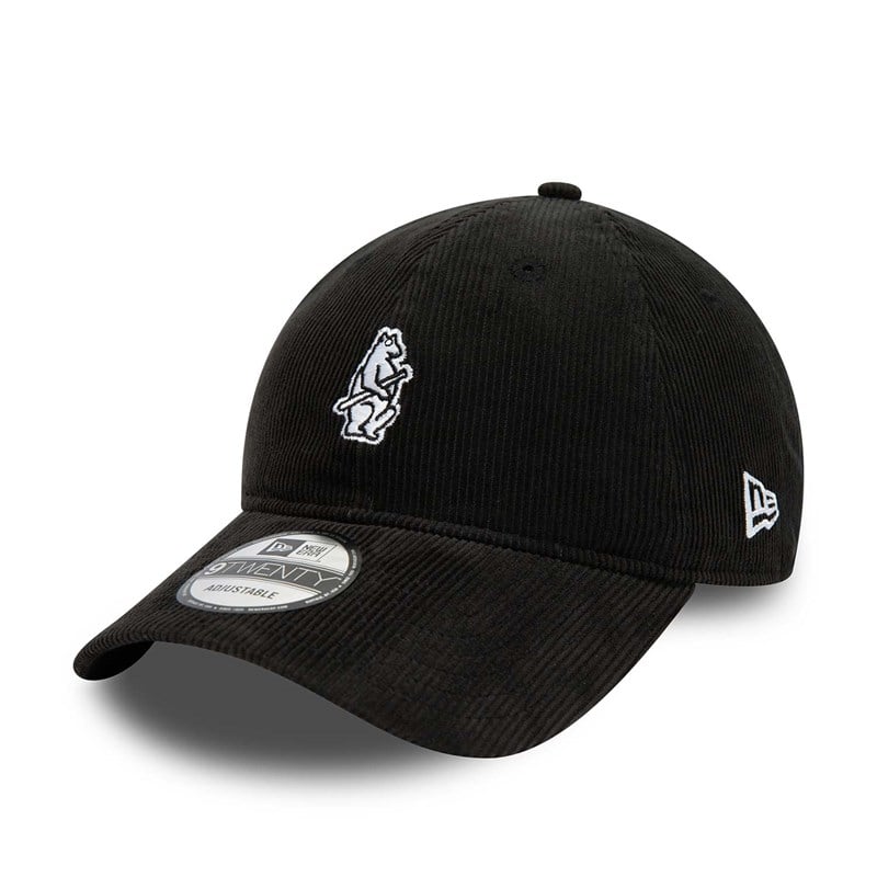 Black New Era Chicago Cubs Mini Logo Adjustable Cap 9twenty | SLOD56891