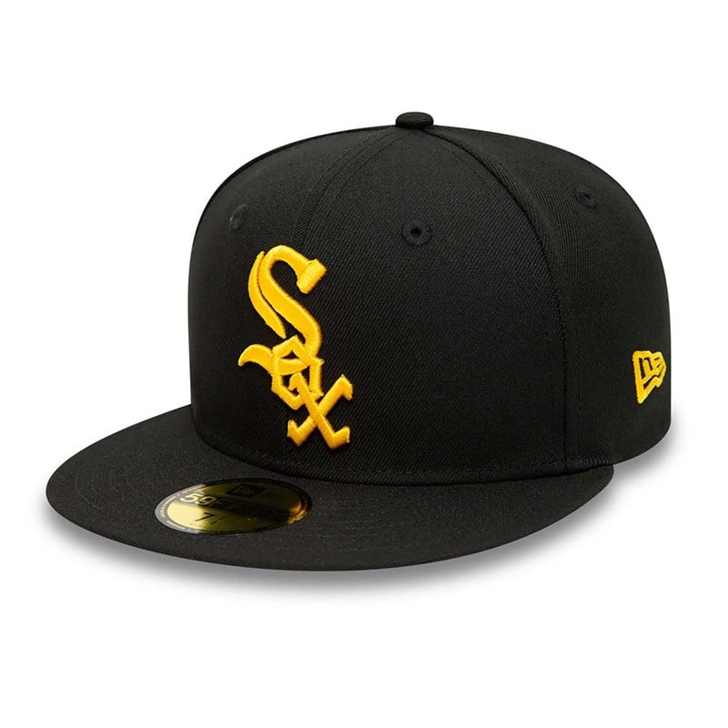 Black New Era Chicago Sox And Fitted Cap 59fifty | RSEV23791