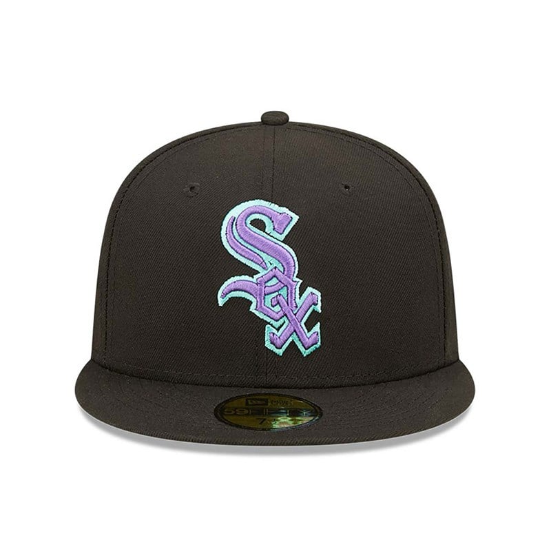 Black New Era Chicago Sox And Tint Fitted Cap 59fifty | WOFG08362