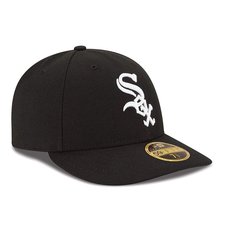 Black New Era Chicago Sox Authentic Collection Low Profile 59fifty | TAOZ26918