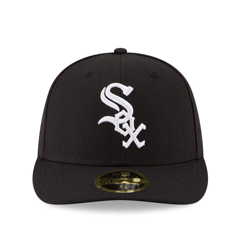 Black New Era Chicago Sox Authentic Collection Low Profile 59fifty | TAOZ26918