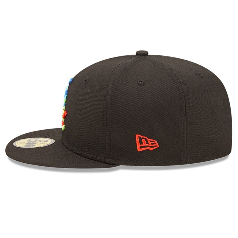 Black New Era Chicago Sox Infrared Fitted Cap 59fifty | QSIA89760