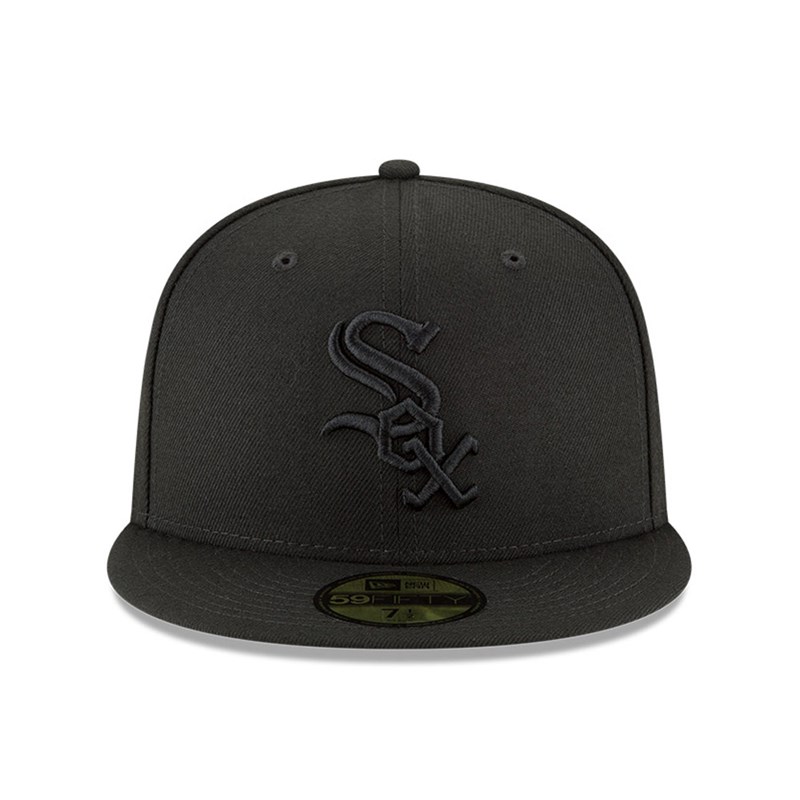 Black New Era Chicago Sox MLB Basic Fitted Cap 59fifty | GPYM65480