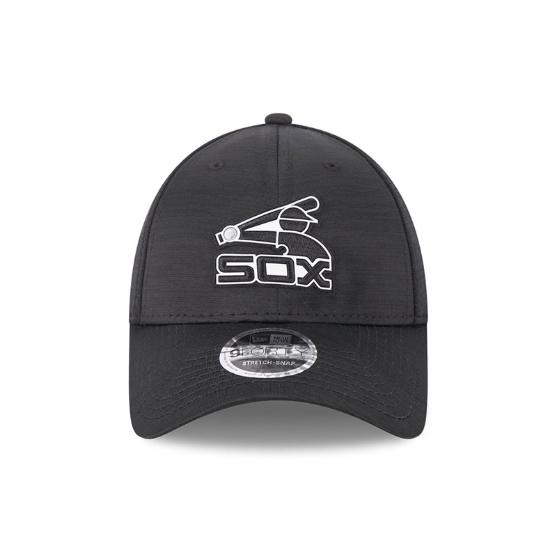 Black New Era Chicago Sox MLB Clubhouse Adjustable Cap 9forty | OZKR07584